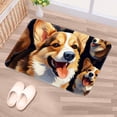 thumbnail image 5 of Corgi Dog Non-Slip Polyester Door Carpet Kitchen Mat Door Mat, Machine Washable, 5 of 6