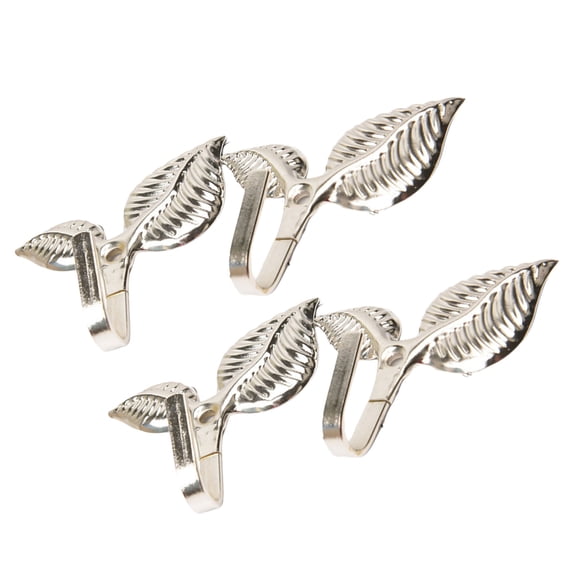 4PCS Curtain Tiebacks Window Drapery Holdbacks Curtain Tie Backs Hooks Curtain