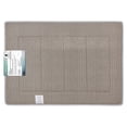 thumbnail image 5 of Tricol Clean FABBRICA HOME Ultra-Soft Extra-Thick Memory Foam Bath Mat 17 in x 24 in 17x24 - Coffee brown, 5 of 5