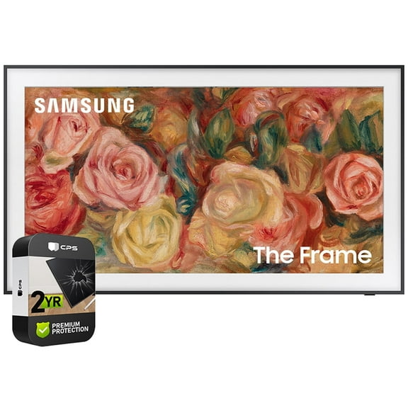 Restored Samsung QN50LS03DAFXZA 50 inch The Frame QLED 4K Smart TV 2024 Bundle with 2 YR CPS Enhanced Protection Pack (Refurbished)