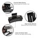 thumbnail image 3 of Hair Claw Clips, Hair Accessories for Women and Girls Thin Hair, Strong Hold Hair Clip (3.5 inch, Amber+ Black), 3 of 4