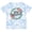 Tie Dye Blue, variant on Inktastic Big Cousin with Flower Circle Girls Toddler T-Shirt