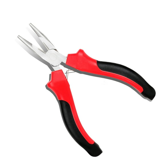 4.75 inch Needle Nose Plier – Alloy Steel, Interlocking Spring Wire Cutting Plier w/ Non-Slip Handle