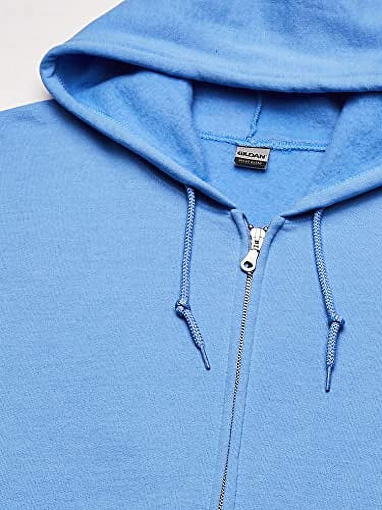 Gildan Men's Long Sleeve Full-Zip Hooded Sweatshirt. 18600