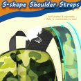 thumbnail image 5 of 17 Inch Lightweight Backpack,PVC Waterproof Oxford Fabric, Ergonomically Designed, with Large Capacity, Camouflage Print, 5 of 5