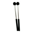 thumbnail image 3 of Baquetas de percusión CUTICAT Mazos de tambor 8,66 pulgadas cabezal de goma 2 uds negro, 3 of 8