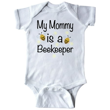 

Inktastic Mommy Beekeeper Honey Bees Gift Baby Boy or Baby Girl Bodysuit