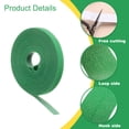 thumbnail image 3 of Uxcell 0.55" x 33ft Correas de Gancho y Bucle Rollos Tiras Adhesivas de Doble Cara Verde, 3 of 6