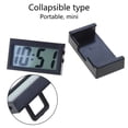 thumbnail image 5 of Car Interior for Time Display Clock Button Battery Powered Clock Stick-On Mini Clock for Home Kitchen Bathroom, 5 of 11