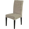 thumbnail image 3 of Dining Chair Slipcover Kitchen Chair Covers Set of 4 Rustic Texture Stretch Chair Covers for Kitchen Home or Party, 3 of 4