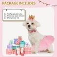 thumbnail image 6 of Dog Tutu Skirt Dog Cat Birthday Party Supplies,Cat Dogs Wedding Dresses with Bowtie and Dog Party Hats Princess Crown Hat Set,Sweet Gift for Small to Medium Dogs Cat, 6 of 6