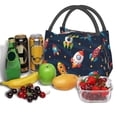thumbnail image 3 of Balery Spaceships and Stars Bolsa de Aislamiento Portátil – Bolsa de Almuerzo con Forro de Aluminio Mejorado, Funda Impermeable y Fácil de Limpiar para Picnic y Caja de Almuerzo, 3 of 6