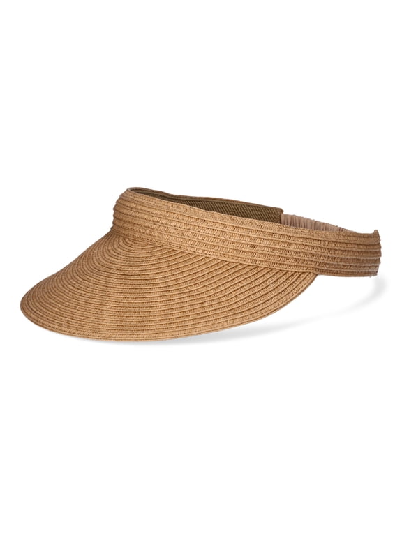 Women's Flat Visor, Beige