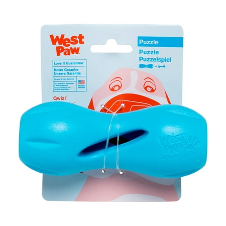 UPC: 0747473757405 | West Paw Zogoflex Qwizl Small 5.5  Dog Toy  Aqua