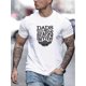 thumbnail image 1 of DADS WITH BEARDS ARE BETTER Pattern Print Men's Crew Neck Short Sleeve T-shirt, Breathable Polyester Fabric Tees, Casual Comfy Lightweight Top For Summer Daily Wear, 1 of 4
