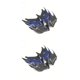 thumbnail image 1 of Riwesomey Alerón neumático de carenado delantero ABS para YZF R3 R25 2014-2018 negro Azul 2piezas, 1 of 1