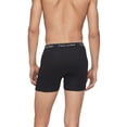 thumbnail image 3 of Calvin Klein Men's Breathable Cotton Boxer Brief, Black (3 Pack), 3 of 4