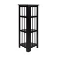 thumbnail image 3 of 38.75" Folding 4 Tier Corner Shelf Black", 3 of 7