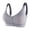 Grey, variant on Post Surgery Mastectomy Bra with Pockets Front Closure Seamless Supportive Bralette for Women Forms (Grey, XXL)