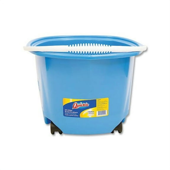 EZ-Glide Bucket on Wheels 5 qt, Blue