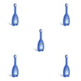 thumbnail image 1 of Injueey cepillo de de silicona de mano en forma de u boquilla para niños enteros de doble cara limpieza infantil ancha suministros Azul 5piezas, 1 of 6