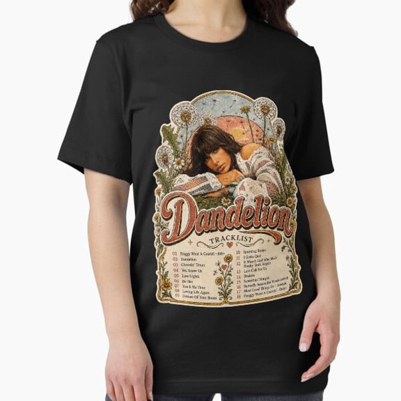Ella Langley Dandelion Tracklist Country Music Concert Tour T-Shirt