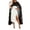 Black, variant on Sheer Chiffon Cape Wraps Lightweight Sun Cover Up Daily Outerwear Hooded Poncho