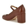 thumbnail image 3 of Nine West Maryj Women's Block Heel Dress Pumps Color: Dark Red Patent Size: 8, 3 of 4