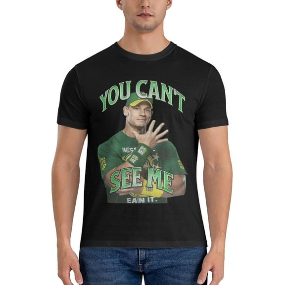 Unisex John Cena Youth Mens Short Sleeve T Shirts Vintage Shirts Cotton Crew Neck T-Shirt Tops Clothes T-Shirts