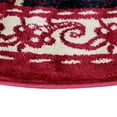 thumbnail image 7 of Flash Furniture Gallus Round Country Cream, Tan, Black, Red Area Rug, 6' x 6', 7 of 7