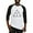 Black/White, variant on CafePress - Triangle Icon Baseball Jersey - Cotton Baseball Jersey, 3/4 Raglan Sleeve Shirt