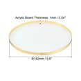 thumbnail image 2 of Unique Bargains 5.6 Inch Inner Dia. Lampshade Diffuser, 2 Pieces Dustproof Dust Protection Cover Acrylic Board for Barrel Lamp Shade, 2 of 6