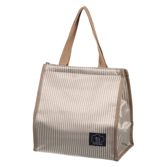 Uxcell Insulated Lunch Bag, Lunch Tote Bag, 9.45"x5.91"x8.66", Khaki