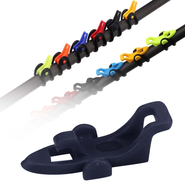 Hearth & Gear Fishing Rod Hook Holder Fish Hook Holder Fish Holder With 3 Sizes Rubber Ring Fish Hook Holder Quick Mount Holder Tip up Rig Ice Flag Replacement Strait over Tackle Saltwater Tackle