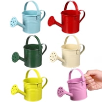 Supvox Watering Pot Iron Assorted Color Thicken Base for Gardening 6Pcs