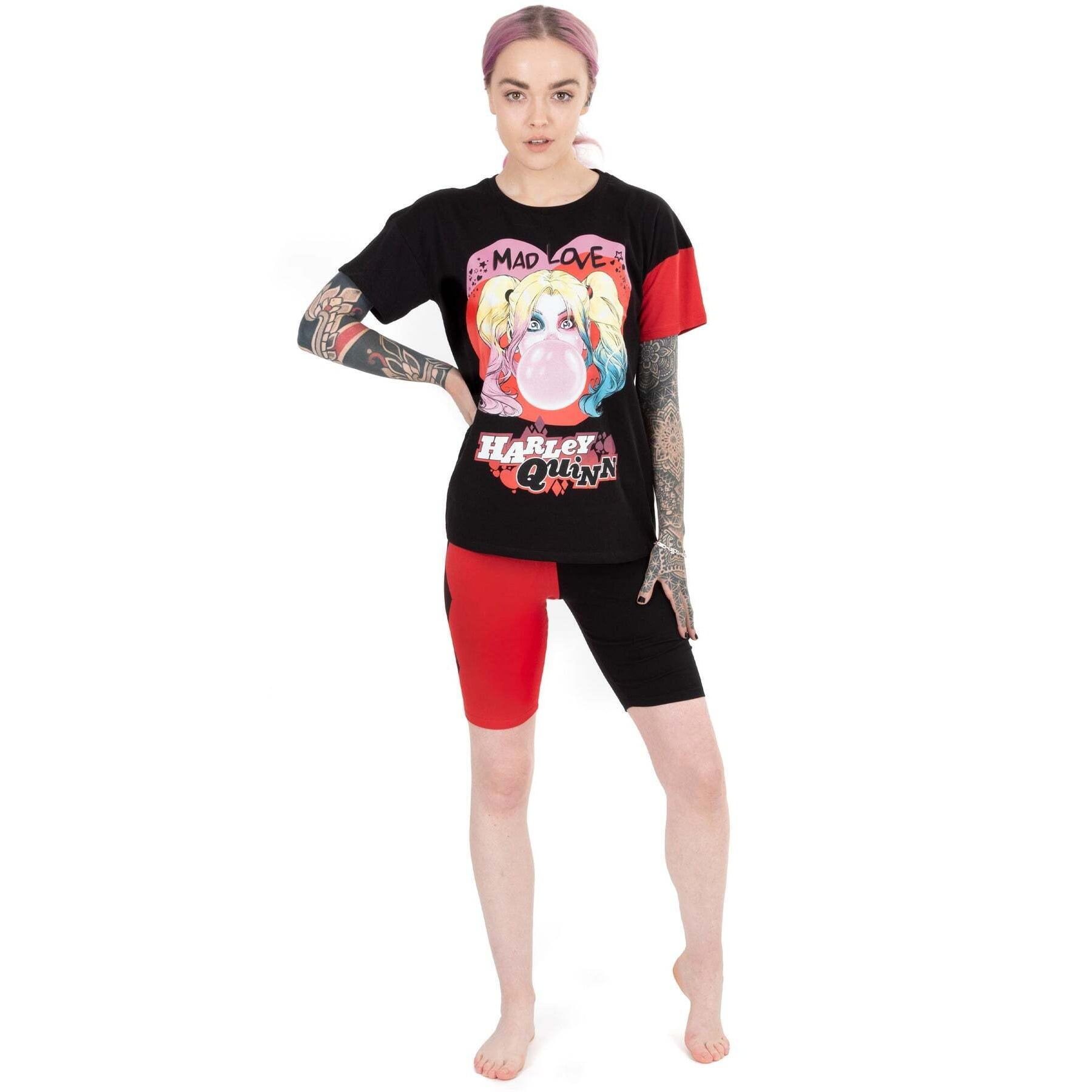 Harley Quinn Womens Mad Love Pajama Set