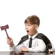 Skeleteen Judge Gavel Costume Accessory - Justice Costume Accessories Props for Courtroom - 1 Piece