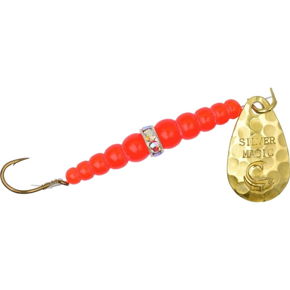 Yakima Bait Silver Magic #6 Single Hook, Flame Brass