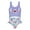 Lavender, variant on Disney Lilo & Stitch Little Girls One Piece Bathing Suit Toddler to Big Kid