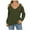 Army Green, variant on Busydd Womens Off the Shoulder Sweaters Long Sleeve Solid Color Cable Knit Sweater Casual Loose Fall Sweaters Blouse Womens V Neck Sweater Tops Pullover Sweaters for Women