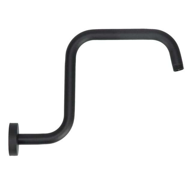 Shower Head Pipe Arm,13in S Shape Shower Shower Head Riser Shower Arm Enhanced Durability
