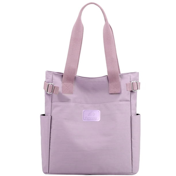 Bolso de hombro de nailon para mujer con múltiples bolsillos impermeable informal bolso de mano
