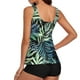 thumbnail image 5 of Gibobby Trajes de Baño para Mujer Traje de baño de dos piezas con abertura conservadora estampado grande para mujer(AG,G), 5 of 5