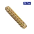 thumbnail image 4 of Uxcell 30 Pack Fully Threaded Rod, M6-1.0x30mm Carbon Steel Long Thread Screw, 4 of 6