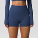 thumbnail image 4 of Pantalones Cortos de Yoga de Cintura Alta, Cómodo Fitness Deportivo, Pantalones de Secado Apretados Transpirables para Mujeres, 4 of 9
