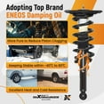 thumbnail image 2 of maXpeedingrods Rear Struts for Nissan Sentra 2000-2006, 171312 1336339 Shock Absorbers Complete Struts with Coil Spring Assembly 15350 2Pcs, 2 of 9