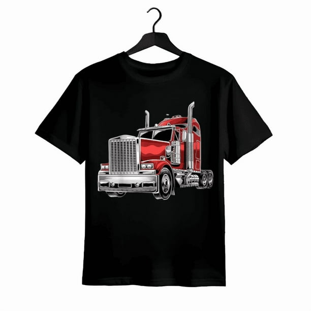 Camisetas de algodón para el Día del Padre: la mejor camiseta para celebrar a papá camionero.