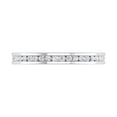 thumbnail image 3 of 1/3 Carat Channel Set Diamond Gold Wedding Band Ring in 14k White Gold (Ring Size 4.5) (I1-I2 Clarity), 3 of 4