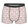thumbnail image 4 of Goofa Cute Rabbit Printed Men's Boxer Briefs Underwear, Moisture-Wicking Underwear, Trunk,Soft and Breathable Cotton Underwear-, 4 of 9
