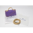 thumbnail image 3 of Dominie AFTER 5 COLLECTION Raquel Purple Canvas Cross Body/Clutch Handbag, 3 of 5
